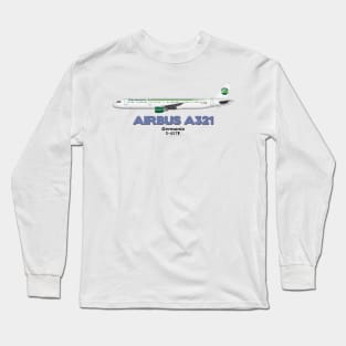 Airbus A321 - Germania Long Sleeve T-Shirt